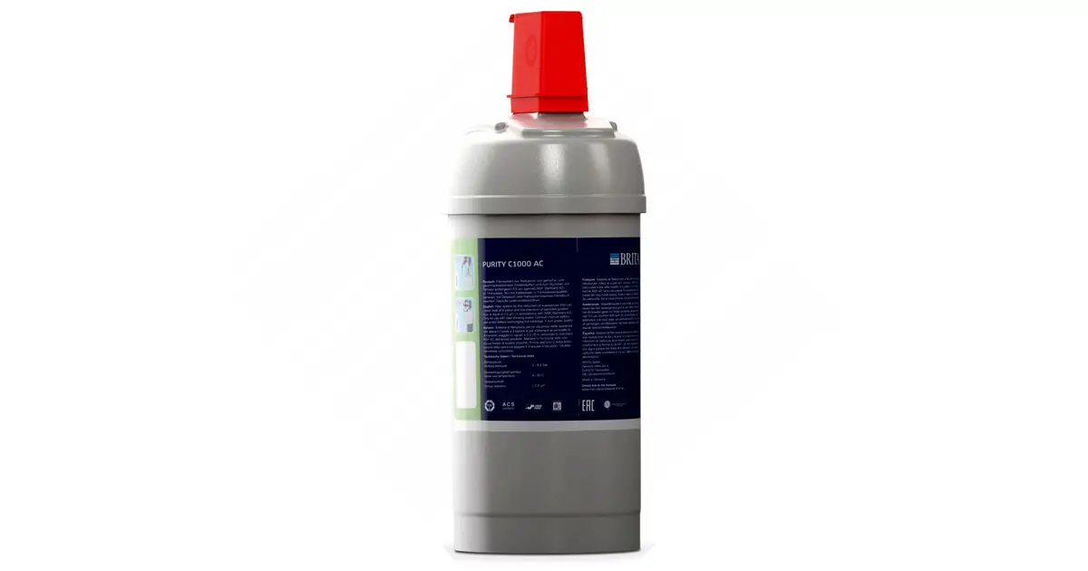 Cartuccia Filtrante Brita Purity C1000 AC: Per Caffettiere E Distributori D'Acqua, Filtra 10.000 Litri, Rimuove Odori E Impurità