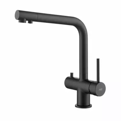 Bateria czterodrożna czarny mat Crystal