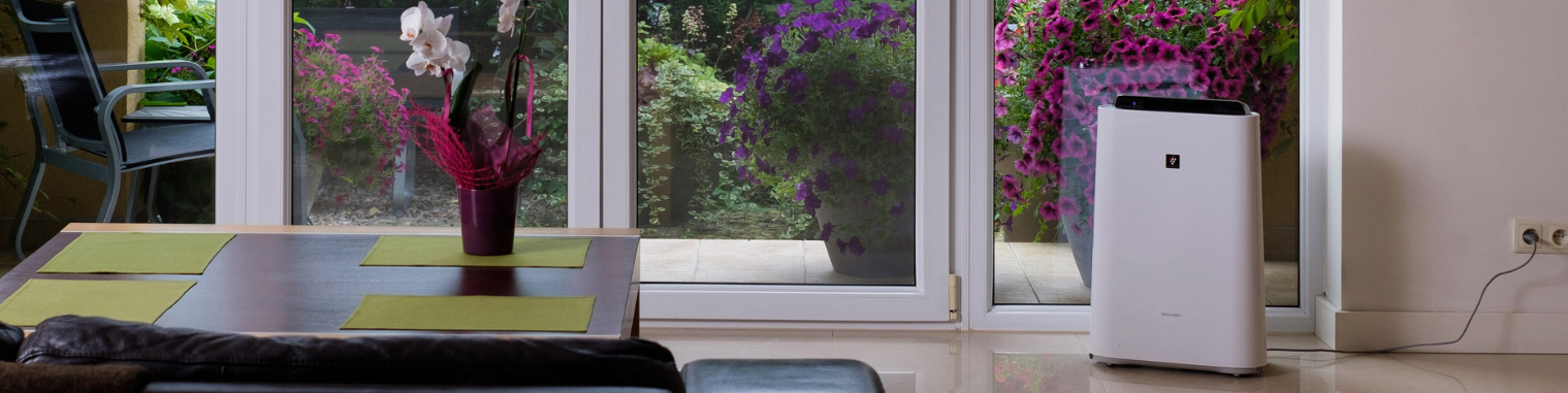 Oczyszczacze powietrza Sharp z nawilżaczem